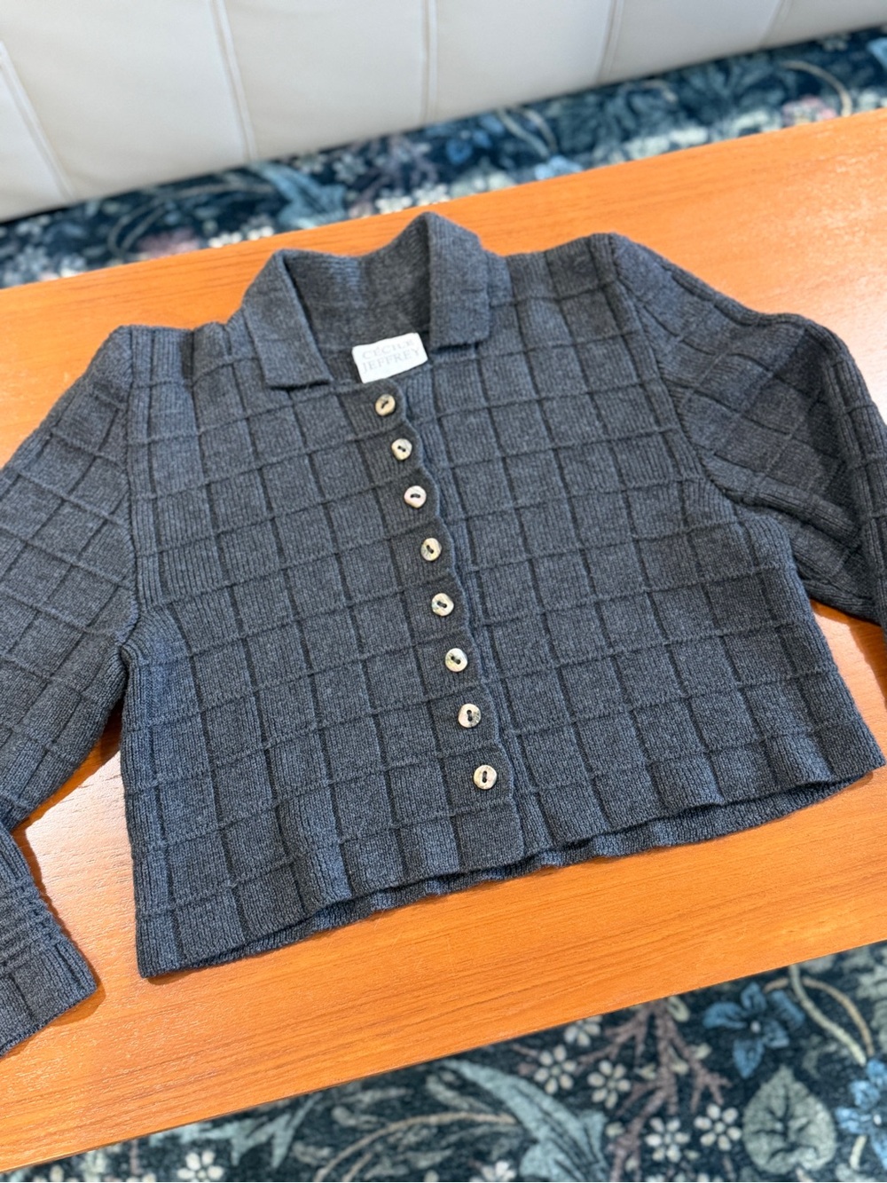 Vintage Soft Wool Cardigan Sweater